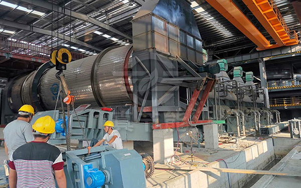 真節(jié)能糟渣烘干機安裝現(xiàn)場 真節(jié)能糟渣烘干機安裝現(xiàn)場