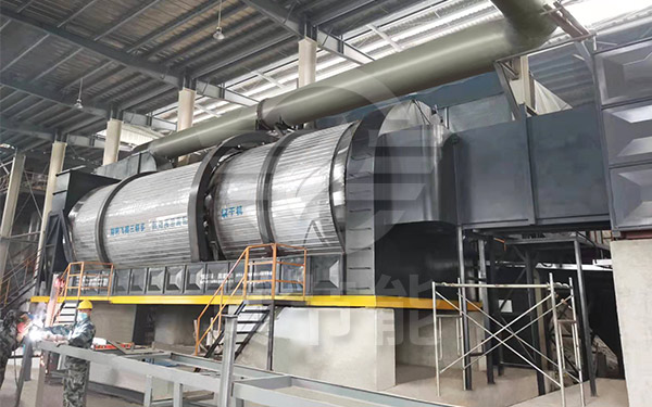 新型啤酒糟烘干機(jī)運(yùn)行現(xiàn)場(chǎng) 新型啤酒糟烘干機(jī)運(yùn)行現(xiàn)場(chǎng)