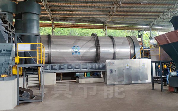 酒糟烘干機(jī)運(yùn)行現(xiàn)場